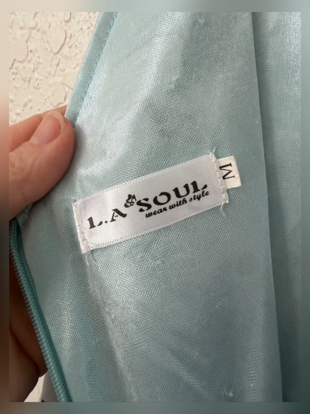 LA Soul - Light Blue Llama Print Dress - M - Picture 9 of 14